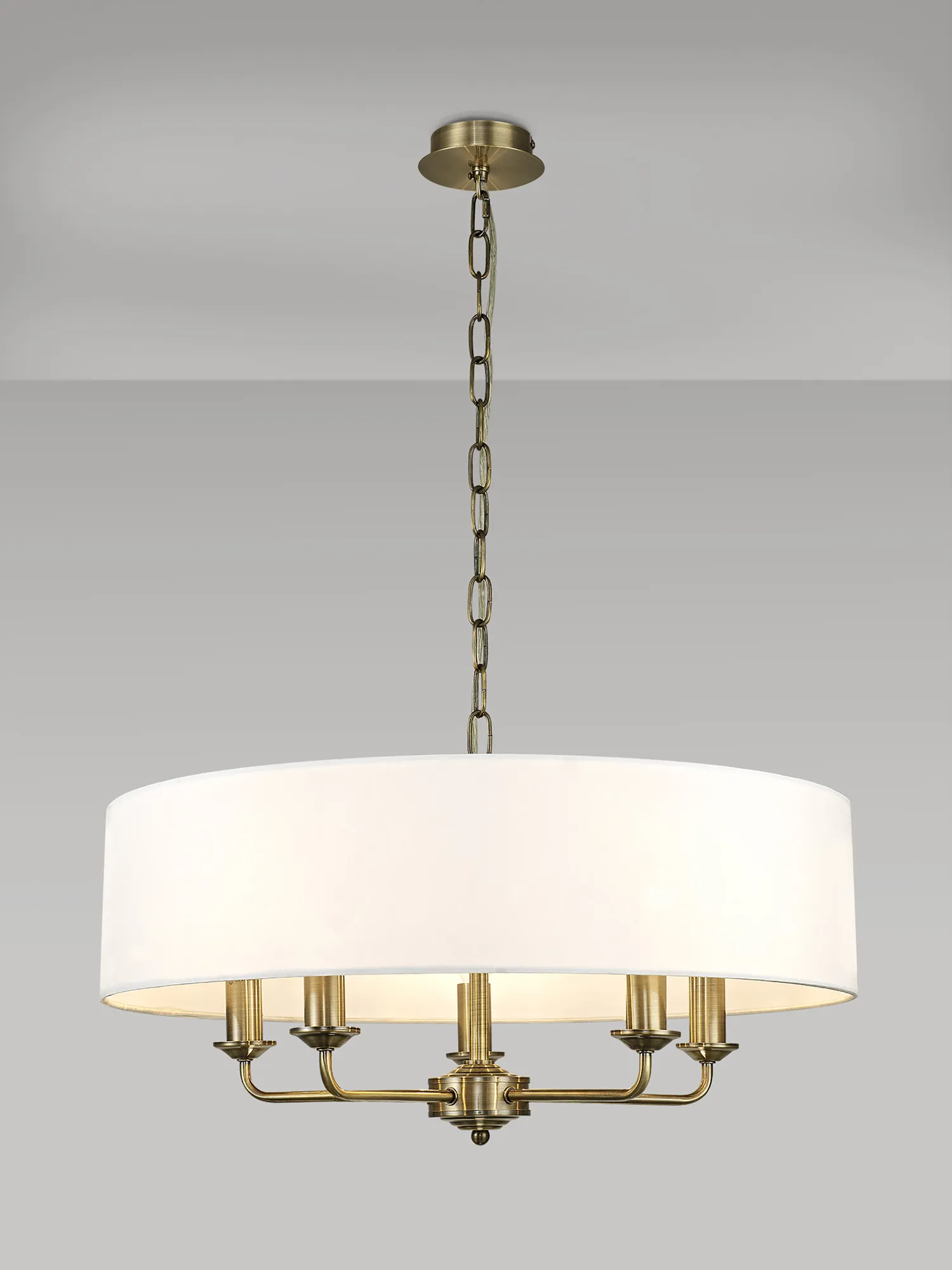 Banyan AB WH Ceiling Lights Deco Multi Arm Fittings Banyan AB WH Ceiling Lights Deco Multi Arm Fittings
